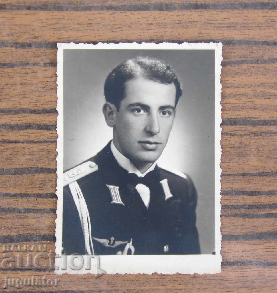 Airplane military photo of Bulgarian Imperial Pilot uniformed pilot