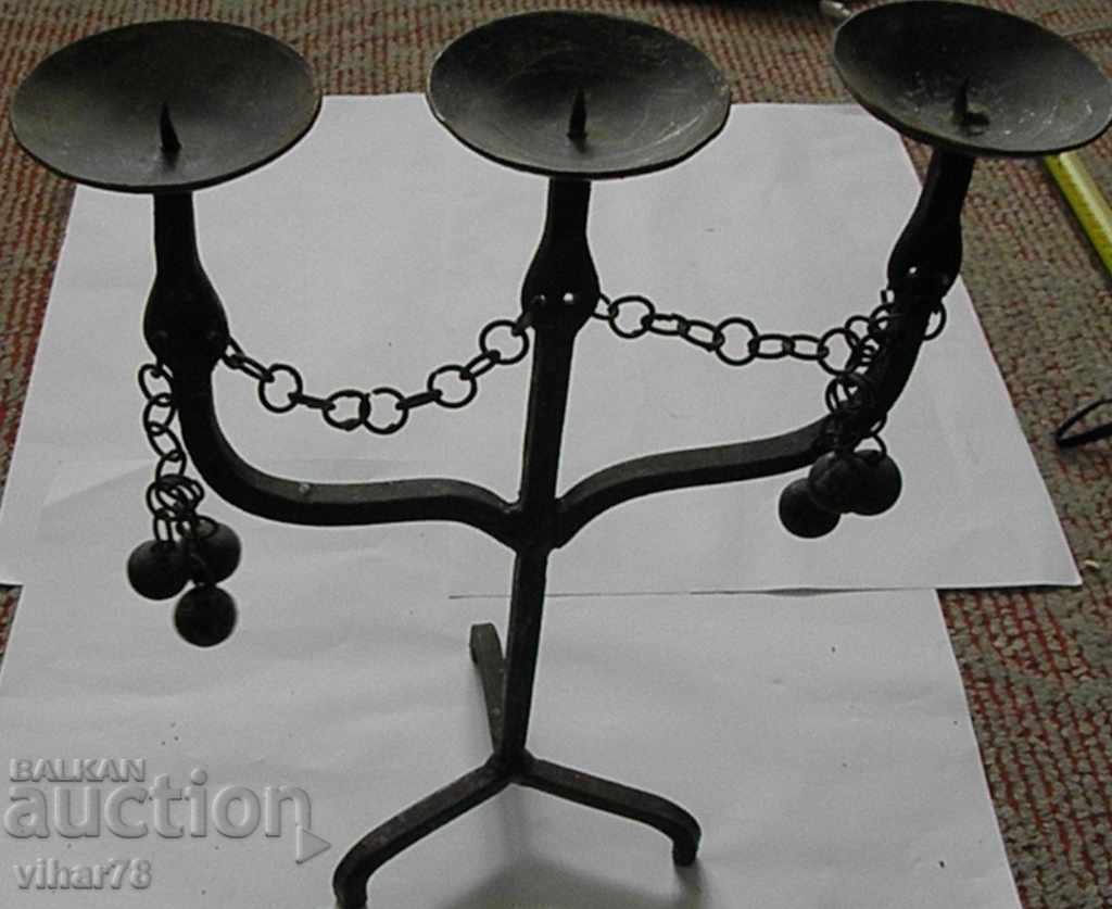 Delivery of WROUGHT IRON CANDLESTICK Delivery of WROUGHT IRON CANDLESTICK