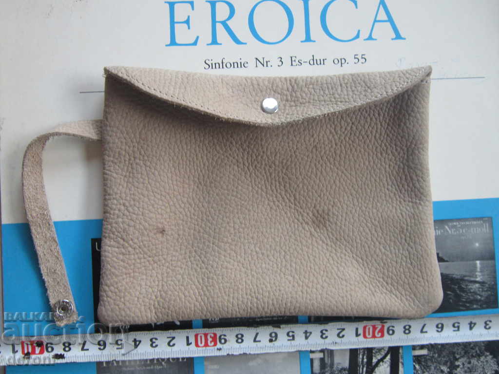 Испанска кожена чанта портмоне кесия Waldes