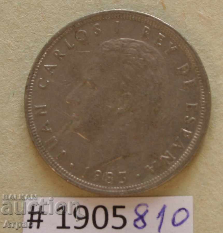 5 pesetas 1983 Spania cu preț € 0.26 | 0.51 BGN
