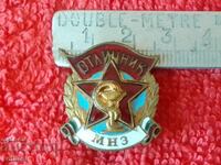 Veche insignă socială smalț bronz Excelent MNH