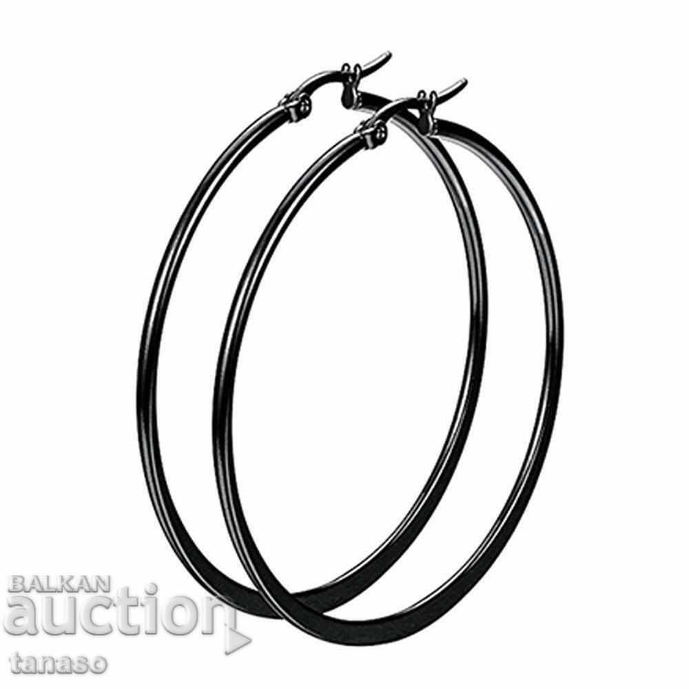 Hoop earrings, stainless steel