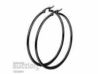 Hoop earrings, stainless steel