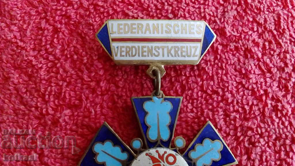 Delivery of LEDERANISCHES VERDIENSTKREUZ OFFENBACH Cross of Merit