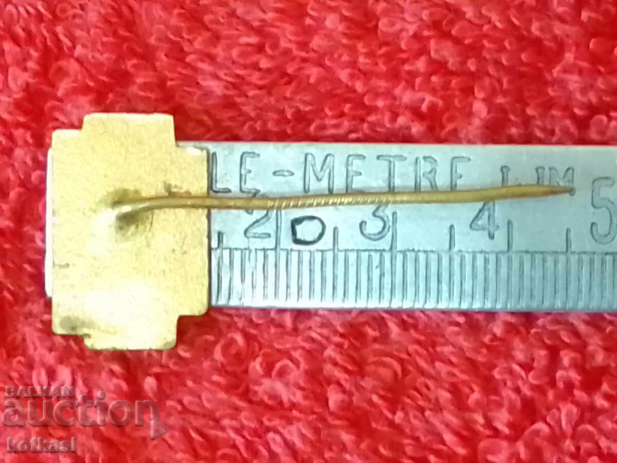 Old solid bronze pin badge SZK MORAVSKY BEROUN with price 5.50 BGN | € 2.81 Old solid bronze pin badge SZK MORAVSKY BEROUN with price 5.50 BGN | € 2.81