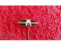 ADAST ADAMOV Old Solid Bronze Pin Badge