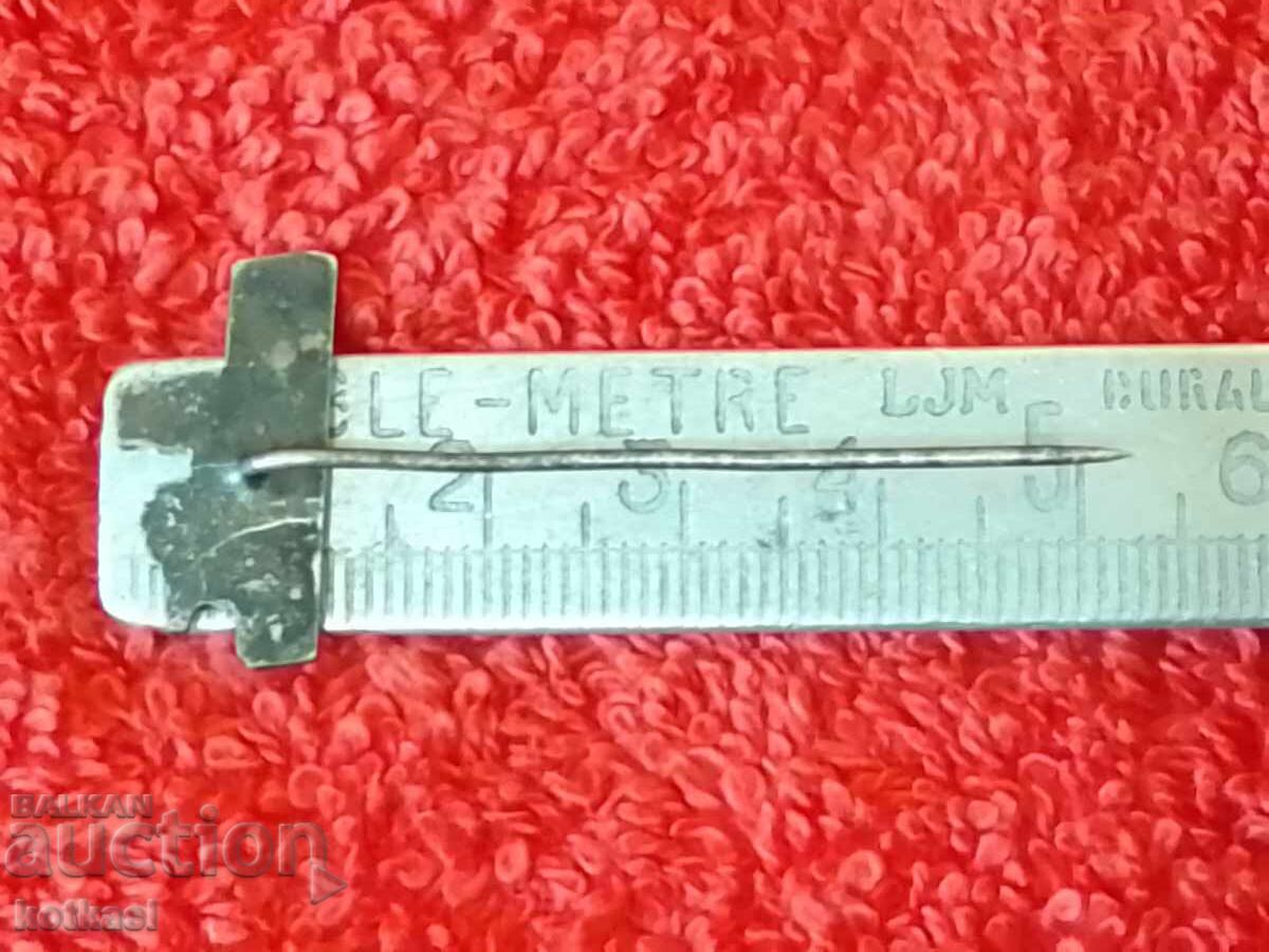 Old metal badge pin lathe master NC MASCHINEN with price 3.50 BGN | € 1.79