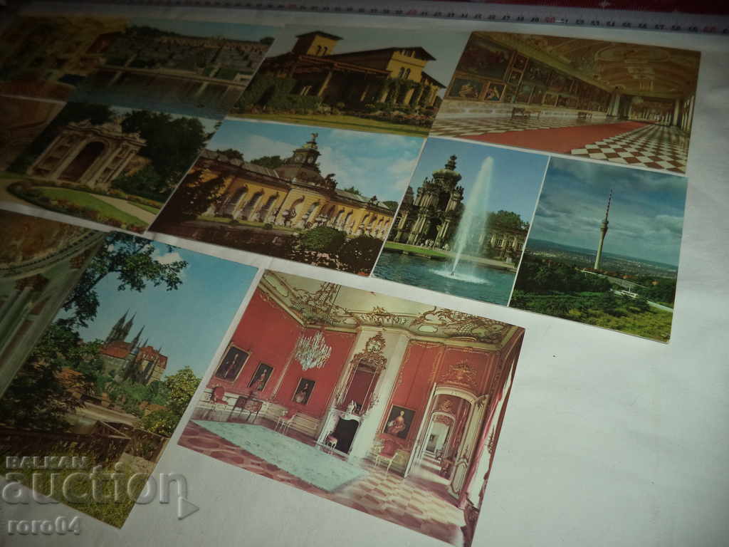OLD GERMAN LUXURY POSTCARDS - 12 ISSUES - 5 OLD GERMAN LUXURY POSTCARDS - 12 ISSUES - 5