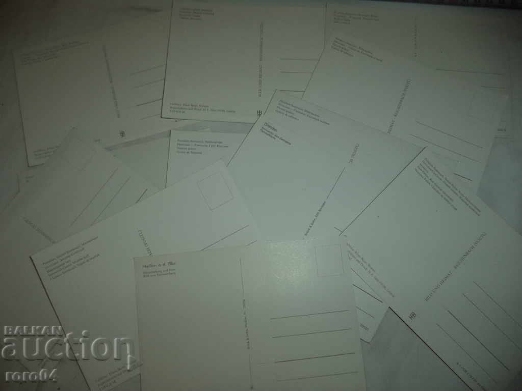 OLD GERMAN LUXURY POSTCARDS - 12 ISSUES - 7 OLD GERMAN LUXURY POSTCARDS - 12 ISSUES - 7