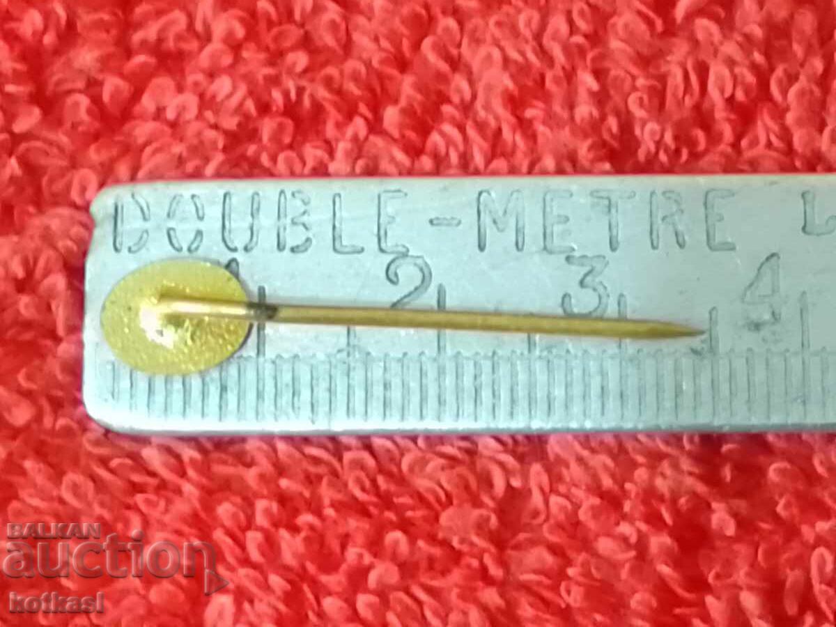 Auction Old small badge bronze pin woman star SONP Auction Old small badge bronze pin woman star SONP