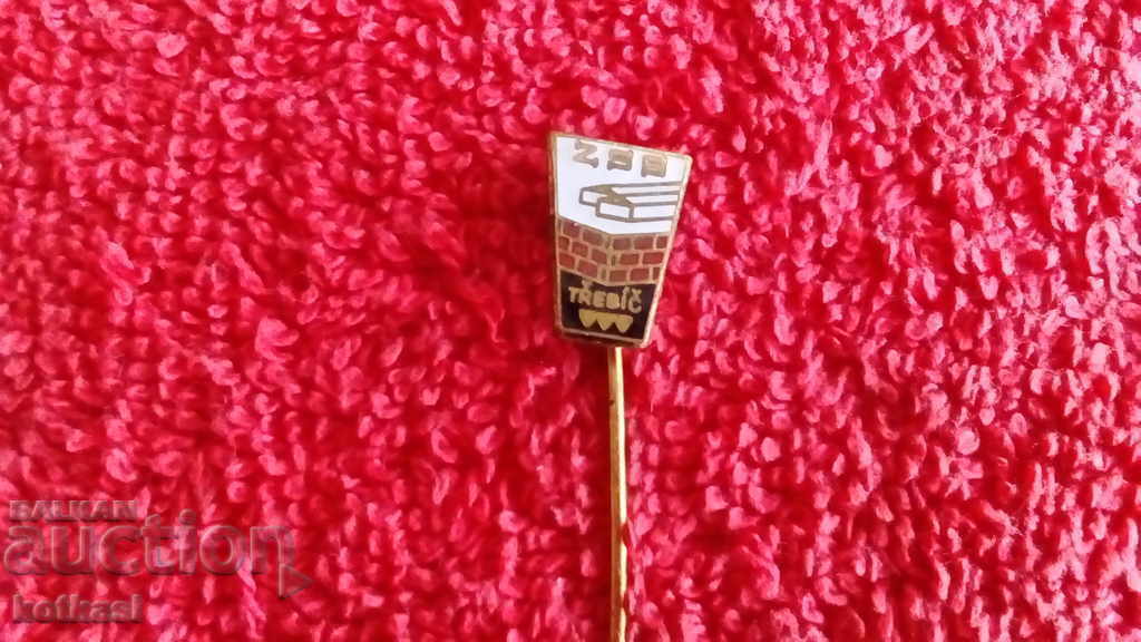 Delivery of Old ZSS TREBIC solid bronze pin badge Delivery of Old ZSS TREBIC solid bronze pin badge
