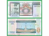 (¯`'•.¸   БУРУНДИ  1000 франка 2009  UNC   ¸.•'´¯)