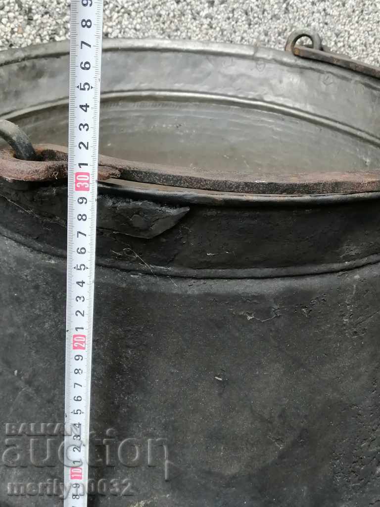 Harania veche, vas de cupru, ceaun mare, cupru, praf - 7 Harania veche, vas de cupru, ceaun mare, cupru, praf - 7