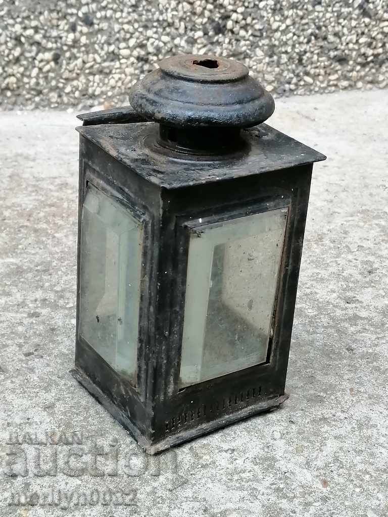 Старо немско фенерче  лампа прожектор