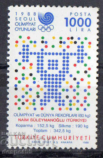 1988. Τουρκία. Naim Suleimanoglu - άρση βαρών.