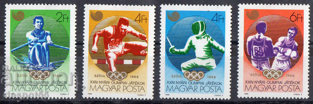 1988. Ουγγαρία. Ολυμπιακοί Αγώνες - Σεούλ, Νότια Κορέα.