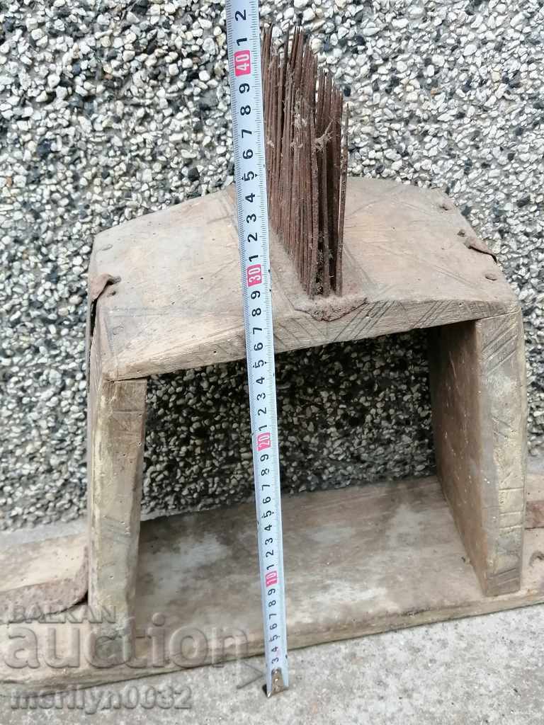 Auction Old darak, primitive wooden pick Auction Old darak, primitive wooden pick