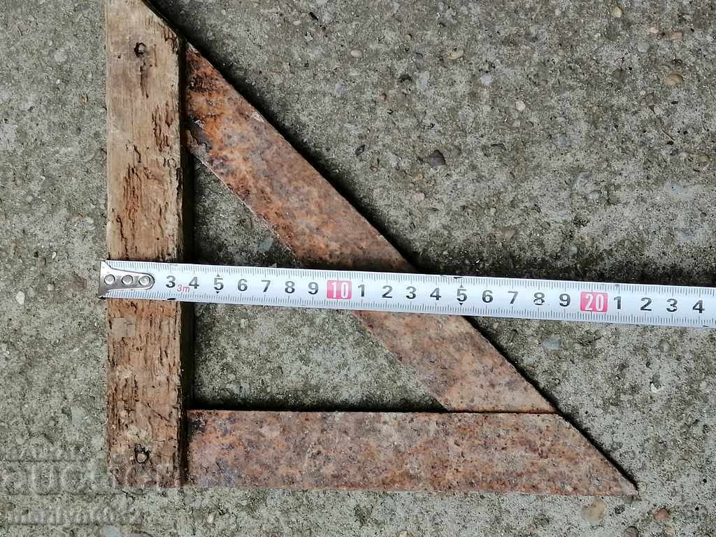 Carpentry Angle Triangle Tool Wrought Iron with price 43.00 BGN | € 21.99 Carpentry Angle Triangle Tool Wrought Iron with price 43.00 BGN | € 21.99