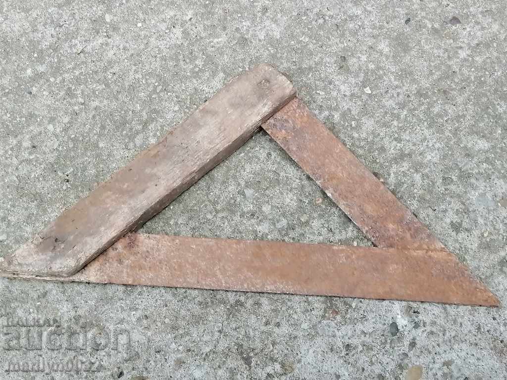 Delivery of Carpentry Angle Triangle Tool Wrought Iron Delivery of Carpentry Angle Triangle Tool Wrought Iron