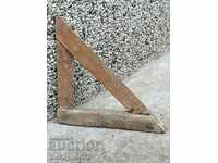 Carpenter angle triangle tool wrought iron