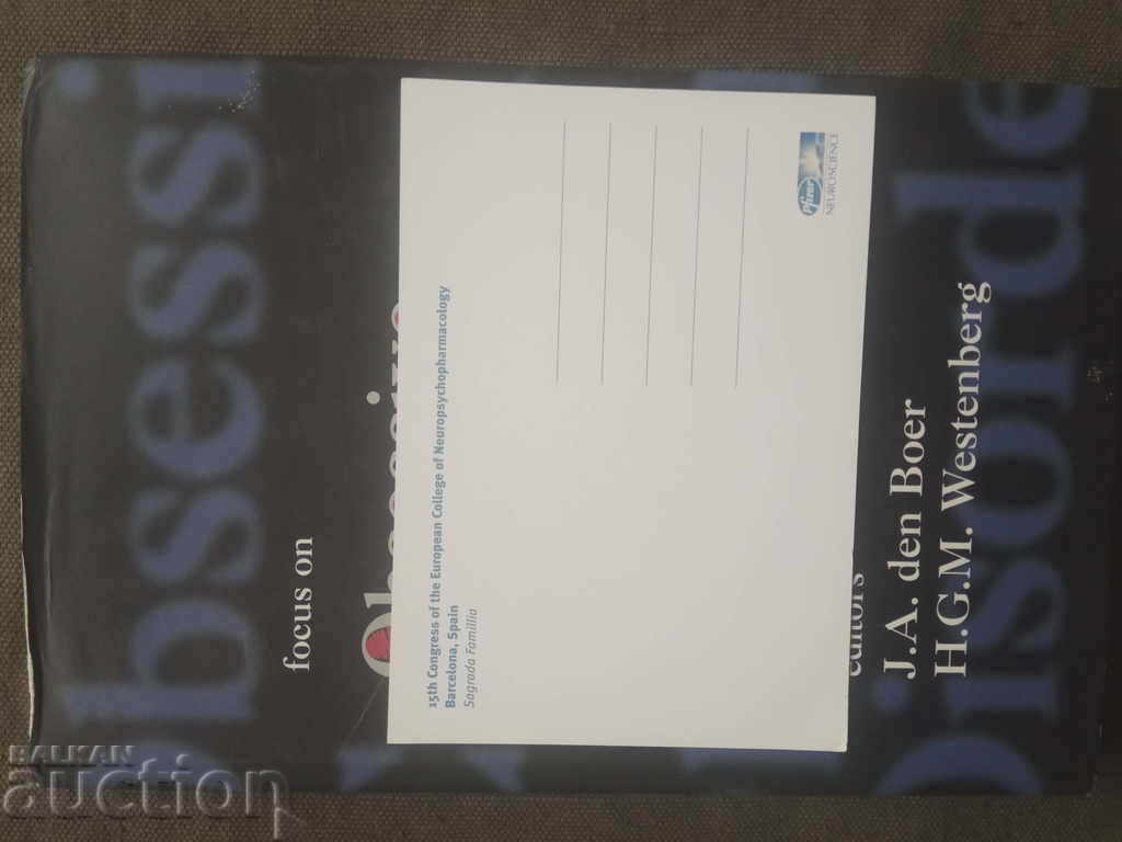 Auction  Focus on Obsessive Compulsive Spectrum Disorders