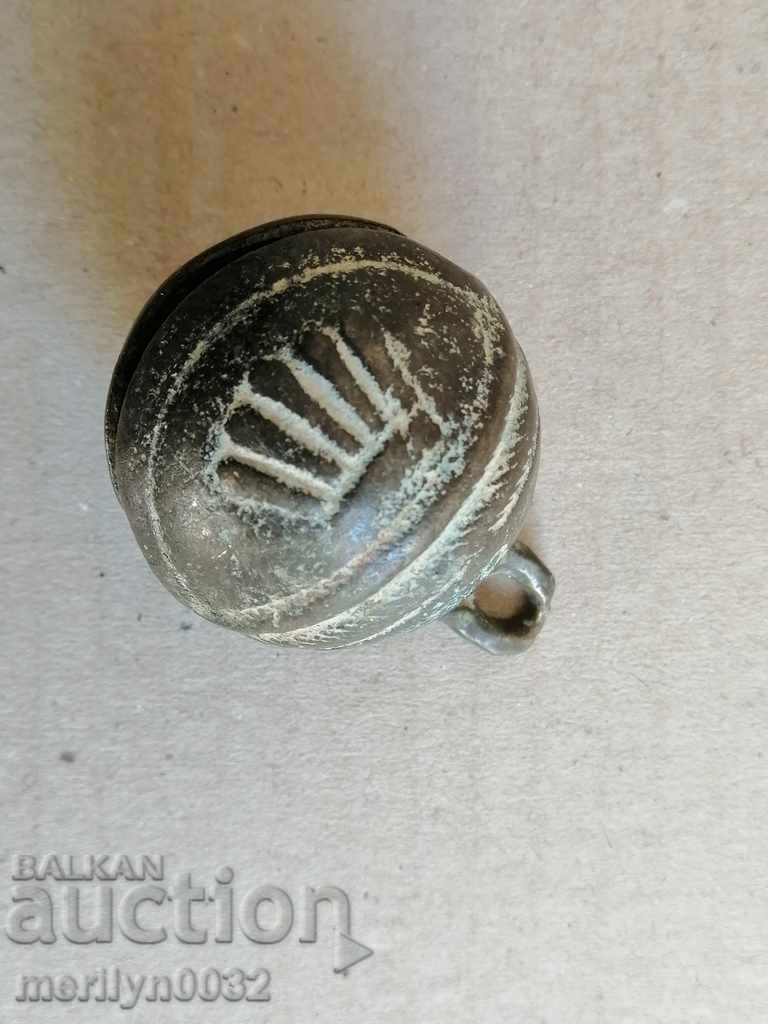 Bronze "nut" type horse cart bell - 19th century - 5 Bronze "nut" type horse cart bell - 19th century - 5