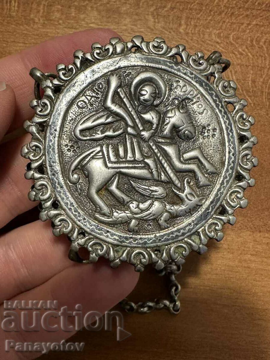 СВЕТИ ГЕОРГИ СВЕТА ЕЛЕНА НАКИТ ЗА НОСИЯ ЗА ПАФТИ СРЕБРО НИЕЛ - 5 СВЕТИ ГЕОРГИ СВЕТА ЕЛЕНА НАКИТ ЗА НОСИЯ ЗА ПАФТИ СРЕБРО НИЕЛ - 5