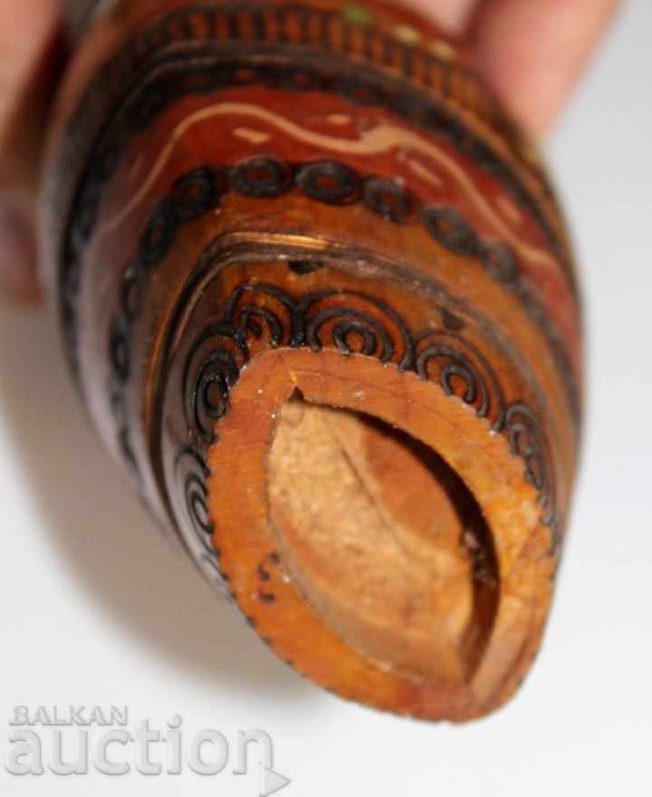 OLD PYROGRAPHED PAVUR BOOKEL - 5 OLD PYROGRAPHED PAVUR BOOKEL - 5