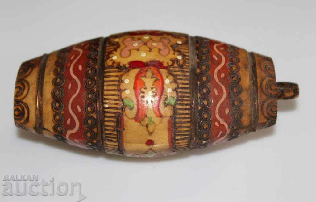 OLD PYROGRAPHED PAVUR BOOKEL - 6 OLD PYROGRAPHED PAVUR BOOKEL - 6