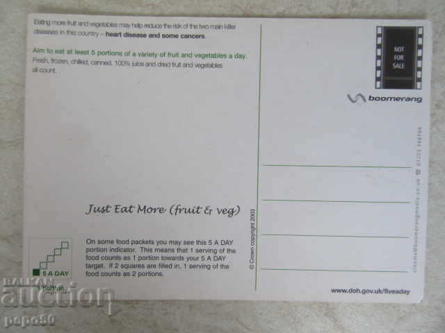 ENGLISH DIET CARD with price 2.00 BGN | € 1.02 ENGLISH DIET CARD with price 2.00 BGN | € 1.02