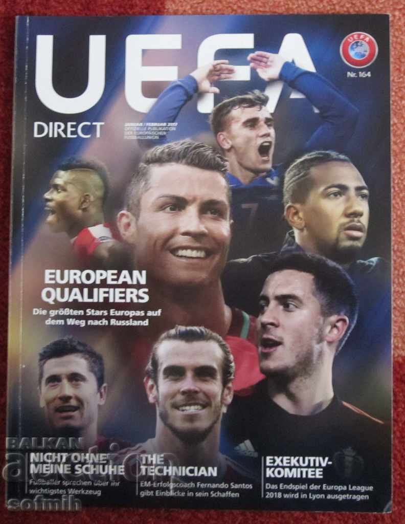 UEFA football magazine with price 8.00 BGN | € 4.09 UEFA football magazine with price 8.00 BGN | € 4.09