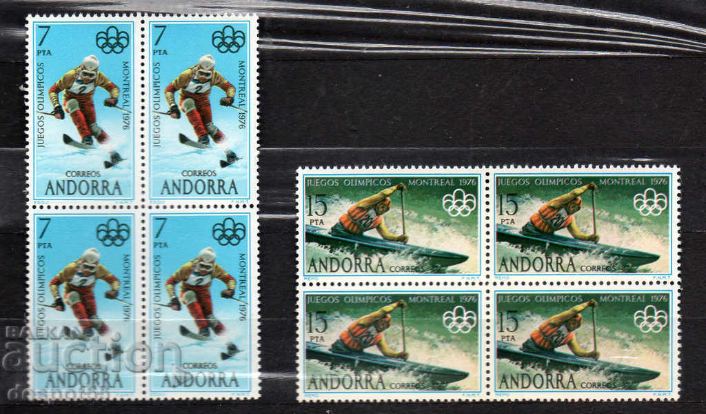1976. Andorra (isp). Olympic Games, Montreal.