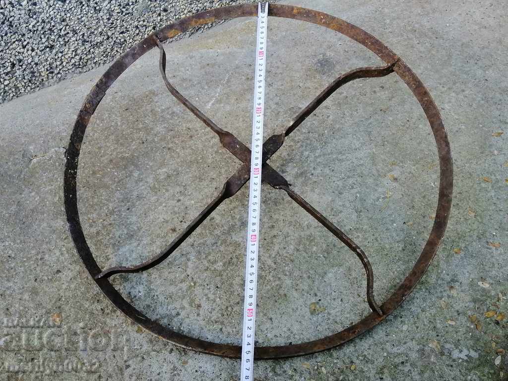 Delivery of Wrought Iron Wheel