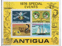 1976. Antigua. Special events. Block.