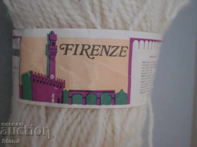 FIRENZE 50 g white Hungarian yarn with price 3.00 BGN | € 1.53