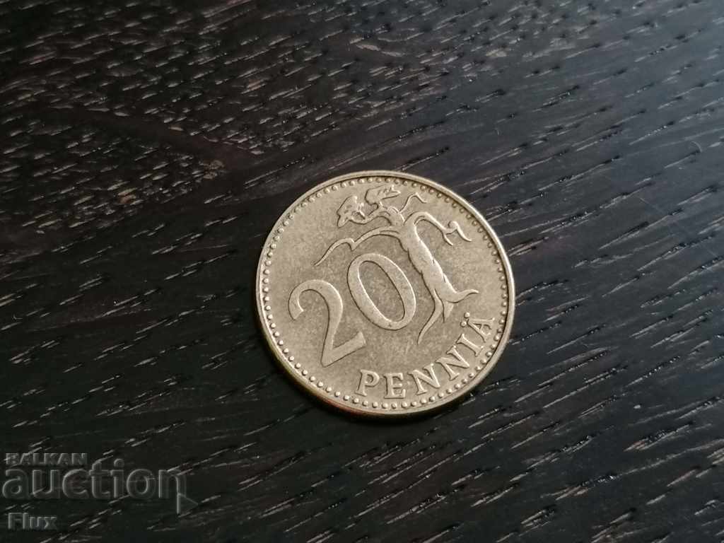 Νομίσματα - Φινλανδία - 20 πένες | 1963