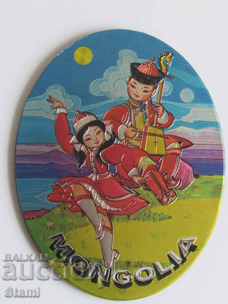 An authentic Mongolia-57 metal series magnet