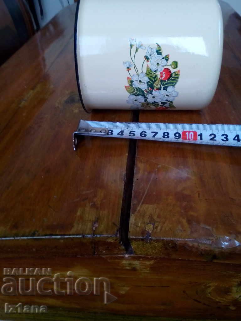 Old enamelled cup, cup - 7