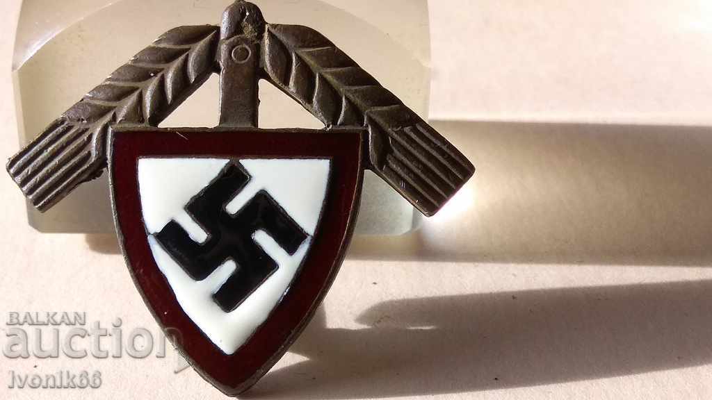 Σπάνιο σήμα Badge Τρίτο Ράιχ Γερμανία Σβάστικα Σταυρωμένος Σταυρός