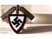 Σπάνιο σήμα Badge Τρίτο Ράιχ Γερμανία Σβάστικα Σταυρωμένος Σταυρός