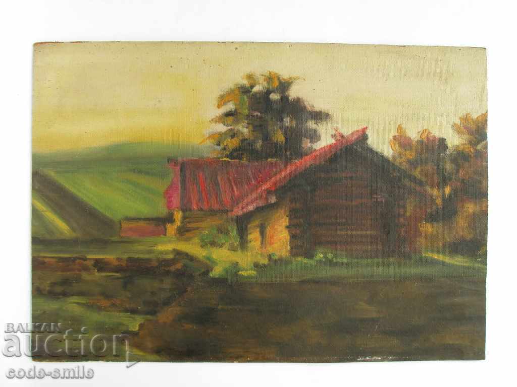 Old picture drawing landscape oil used phaser with price 160.00 BGN | € 81.81