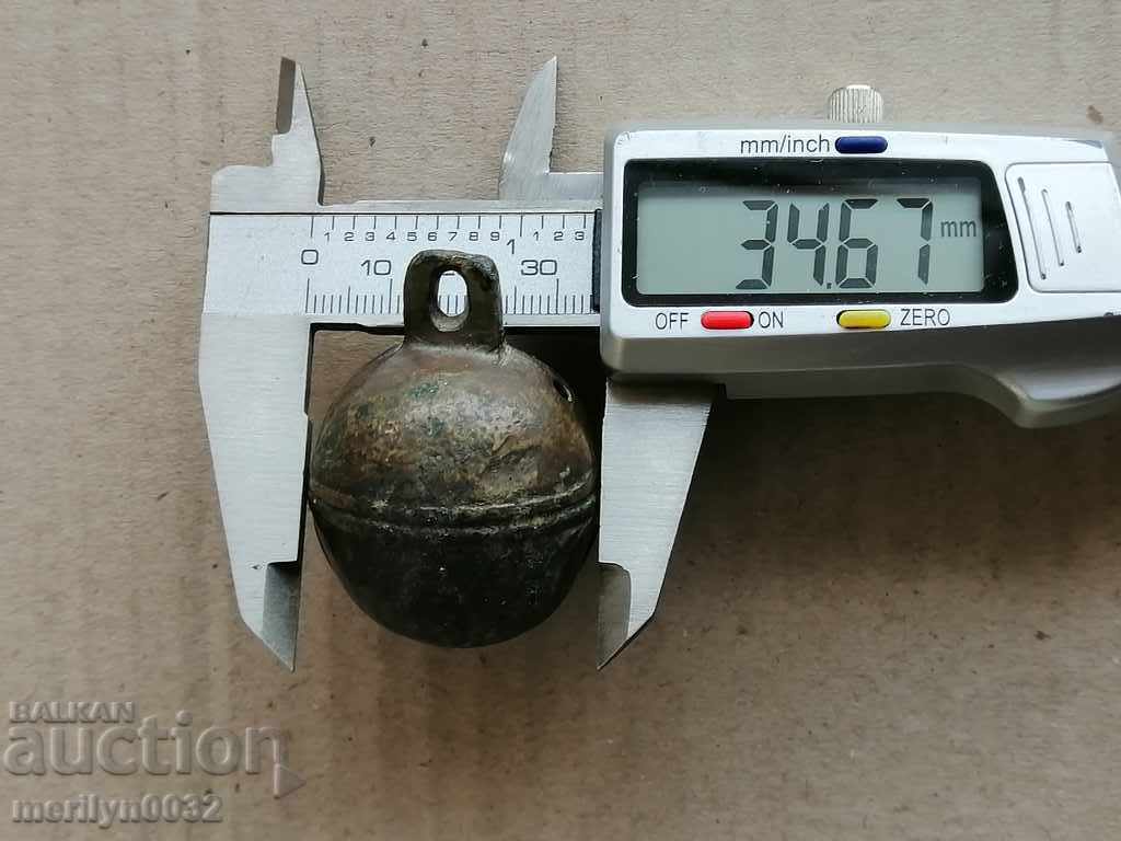 Бронзово звънче за конски впряг тип орехче - 19-ти век - 5 Бронзово звънче за конски впряг тип орехче - 19-ти век - 5