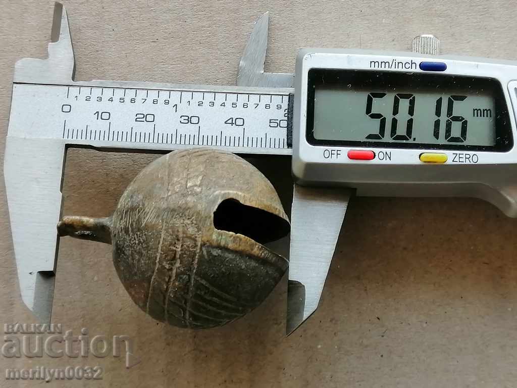 Χάλκινο κουδούνι καροτσιού αλόγου - 19ος αιώνας - 5