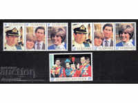 1981. Guernsey. Ο βασιλικός γάμος - ο πρίγκιπας Κάρολος και η κυρία Diana