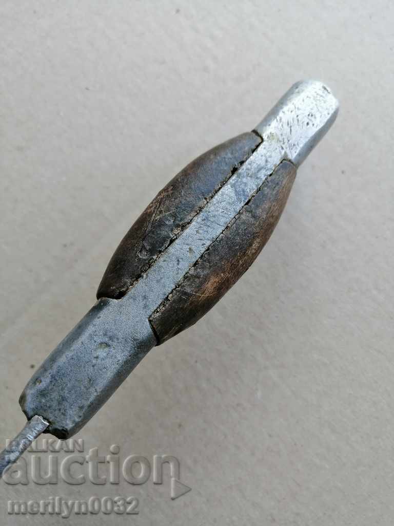 An old hiking knife with a buffalo horn handle - 6 An old hiking knife with a buffalo horn handle - 6