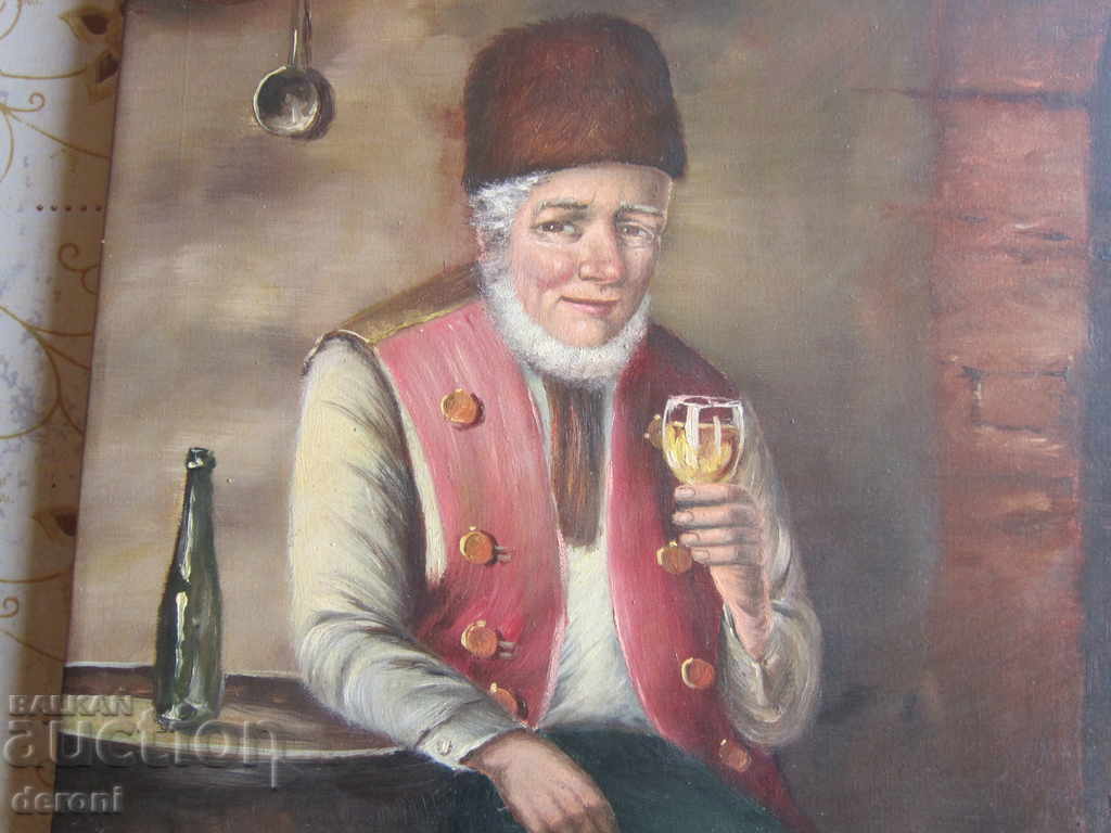 Auction Old oil painting on canvas signed 4 Auction Old oil painting on canvas signed 4