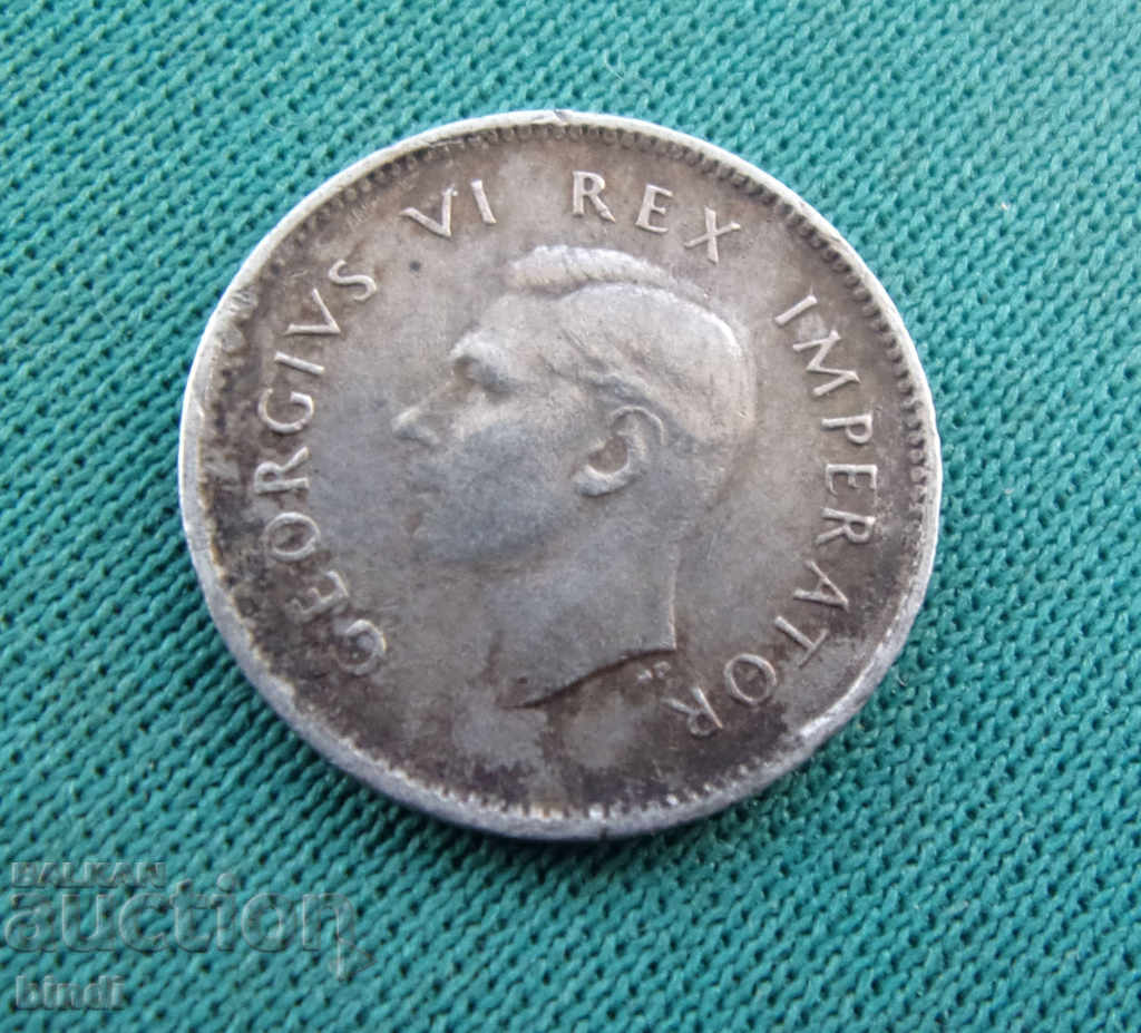 Africa de Sud 3 Penny 1942 Silver cu preț € 2.63 | 5.14 BGN