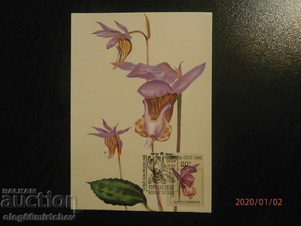 1991 KM USSR - Orchids - 5 pcs with price 3.00 BGN | € 1.53 1991 KM USSR - Orchids - 5 pcs with price 3.00 BGN | € 1.53