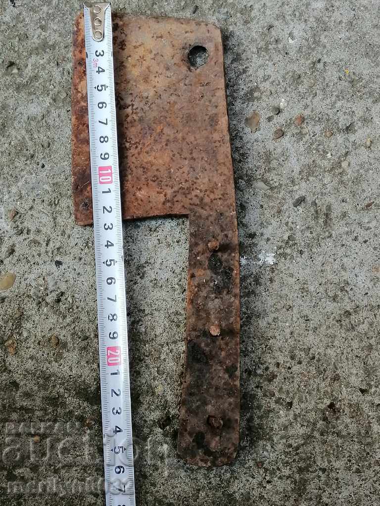 Old forged saber, ax, pole, blade, wrought iron with price 28.00 BGN | € 14.32 Old forged saber, ax, pole, blade, wrought iron with price 28.00 BGN | € 14.32