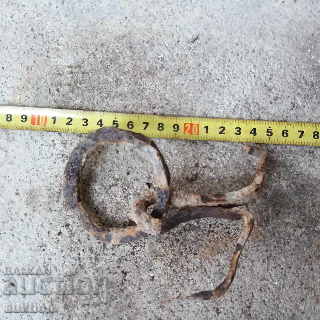 OLD FORGED CONNECTION FOR THE RIVER PORT - CRANE with price 2.89 BGN | € 1.48